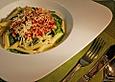 Pasta mit Spinat, Bacon und Tomaten