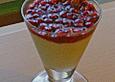 Mandel - Hirsepudding mit Fruchtso&szlig;e
