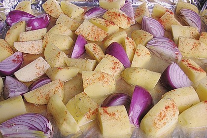 Knoblauch - Kr&auml;uter - Huhn mit Rosmarinkartoffeln und Gem&uuml;se 9