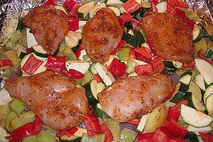 Knoblauch - Kr&auml;uter - Huhn mit Rosmarinkartoffeln und Gem&uuml;se 10