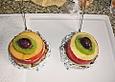 Fr&uuml;chtet&uuml;rmchen auf Marzipan