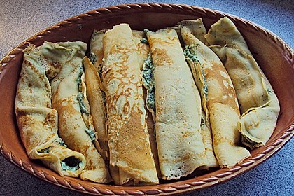 &Uuml;berbackene Pfannkuchen