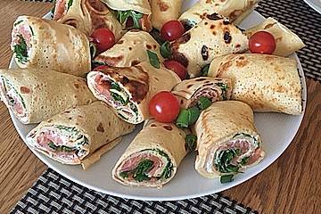 Schwedische Pfannkuchenrouladen