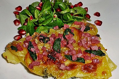Salbei - Kartoffelgratin mit Parmesan 4