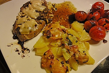 Salbei - Kartoffelgratin mit Parmesan 8