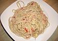 Schnelle Paprikasauce zu Spaghetti