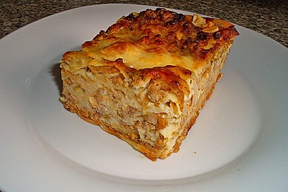 Lasagne mit Hackfleisch und Porree 2