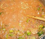 Lasagne mit Hackfleisch und Porree (Bild)