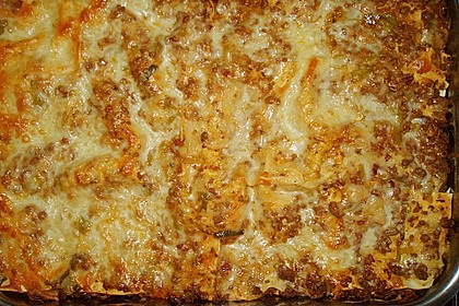 Lasagne mit Hackfleisch und Porree 9
