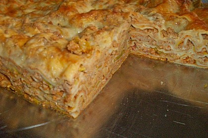 Lasagne mit Hackfleisch und Porree 10
