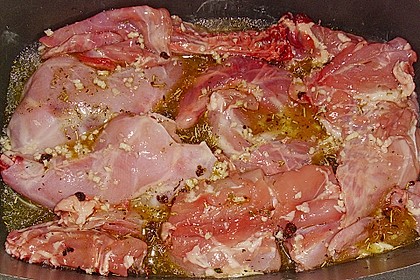 Mariniertes Kaninchen