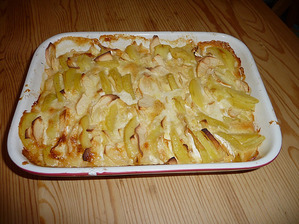 Kartoffel-Apfel-Auflauf mit Camembert (Rezept mit Bild) | Chefkoch.de