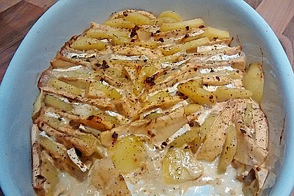 Kartoffel-Apfel-Auflauf mit Camembert 4