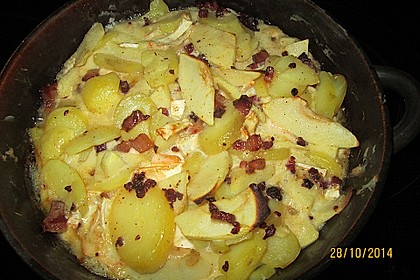Kartoffel-Apfel-Auflauf mit Camembert 7