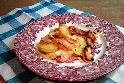 Kartoffel-Apfel-Auflauf mit Camembert 10