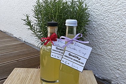 Rosmarinsirup 1