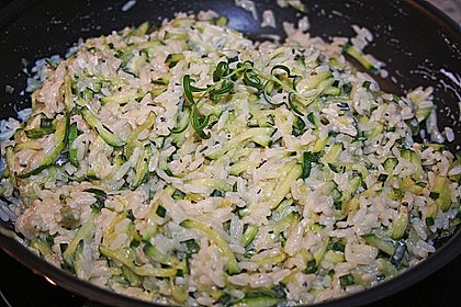 Reis - Zucchini Beilage