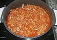 Spaghetti mit Thunfisch in Tomatensauce