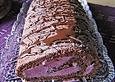 Brombeer - Topfen - Roulade
