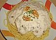 Spaghetti mit Walnusscreme