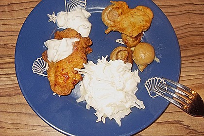 Im Bierteig gebratene Champignons 2