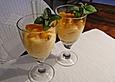 Mangocreme mit Zitronensaft