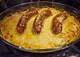 Bratwurst - Gem&uuml;se - Gratin