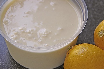 Zitronen Frozen Joghurt - Eis