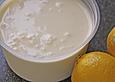 Zitronen Frozen Joghurt - Eis