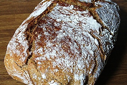 Rustikales Brot im Bräter 11