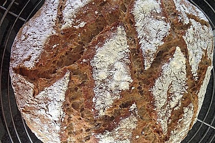 Rustikales Brot im Bräter 19