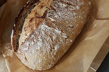 Rustikales Brot im Bräter 6