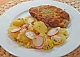 Leichter Kartoffel - Spargelsalat mit Radieschen