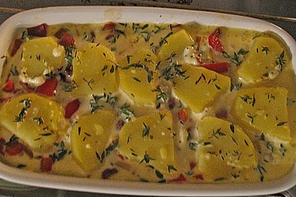 Kartoffelauflauf mit Thymian 16