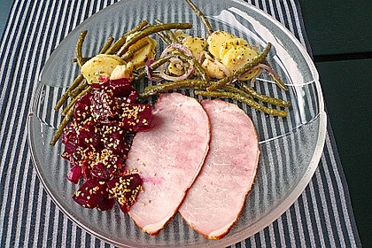 Kasseler Lummerbraten mit Niedrigtemperatur gegart 2