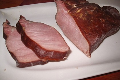 Kasseler Lummerbraten mit Niedrigtemperatur gegart 1