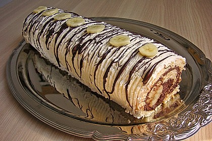 Bananensplit - Biskuitrolle 2