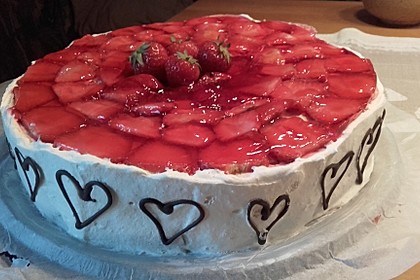 Mascarpone - Erdbeerkuchen 4