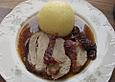 Putenoberkeule mit Schalotten, Honig und Rosmarin