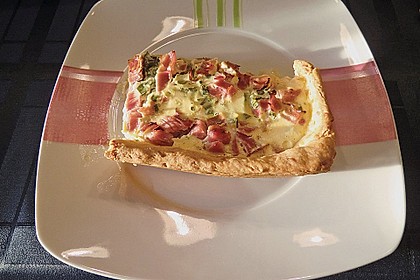 Spargel - Bärlauch Quiche 4