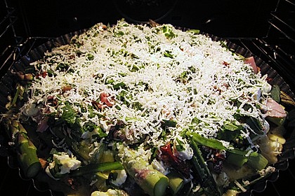 Spargel - Bärlauch Quiche 5