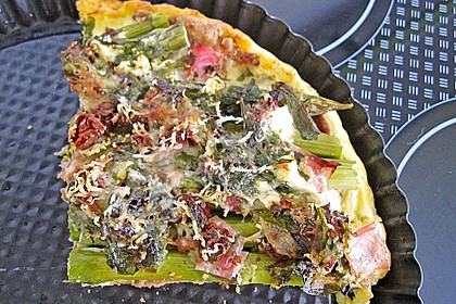 Spargel - Bärlauch Quiche 1
