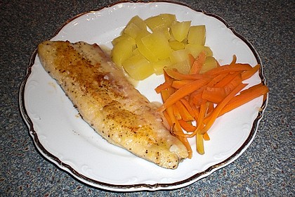 Forellenfilets mit Knoblauchsauce 1