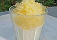 Kaffeesahne mit Orangengranit&eacute;