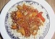 Griechische Hackfleischsauce mit Spitzpaprika