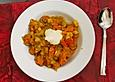 Vegetarisches K&uuml;rbis - Kartoffel - Gulasch