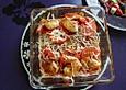 Saganaki mit Scampi