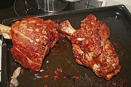 Gegrillte Schweinehaxe 5