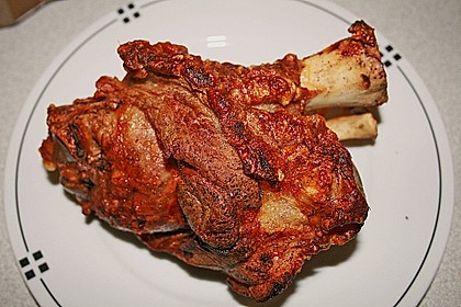 Gegrillte Schweinehaxe 1