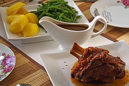 Gegrillte Schweinehaxe 2